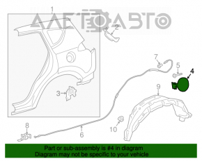 Capacul rezervorului de combustibil Toyota Rav4 13-18