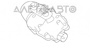 Motorul stropitorului de parbriz Toyota Rav4 13-18 nou, neoriginal.