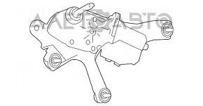 Трапеция дворников с моторчиком задняя Toyota Rav4 13-18