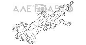 Рулевая колонка Toyota Rav4 13-18 с ЭУР