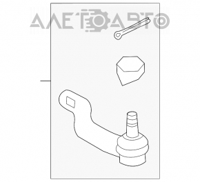 Cap de bara dreapta Toyota Rav4 13-18