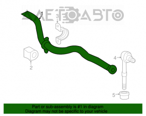 Stabilizator spate Toyota Rav4 13-18