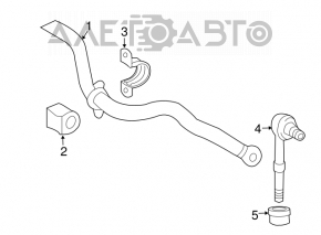 Stabilizator spate Toyota Rav4 13-18