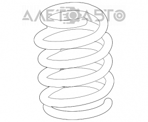 Arcul elicoidal frontal stânga Toyota Rav4 13-18