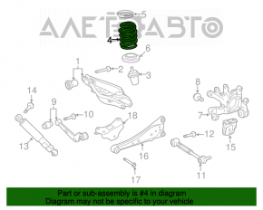 Arcul spate stânga Toyota Rav4 16-18