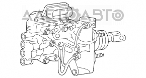 Главный тормозной цилиндр Toyota Rav4 13-18 hybrid