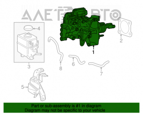 Cilindrul principal de frână Toyota Rav4 13-18 hibrid