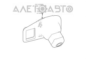 Camera de vizionare spate pentru Toyota Rav4 13-15