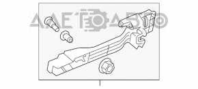 Mecanismul manetei ușii din spate stânga pentru Honda CRV 12-16