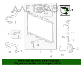 Suport radiator dreapta Honda CRV 12-16