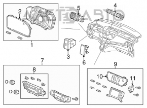 Tabloul de bord Honda CRV 12-13