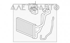 Radiatorul încălzitorului pentru Honda CRV 12-16