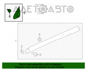 Capac triunghiular aripa fata stanga Honda CRV 12-16