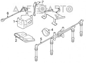 Модуль катушек зажигания VW Jetta 11-18 USA 2.0