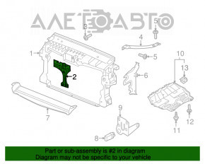 Placa de blocare capota VW Tiguan 12-17 rest nou original OEM