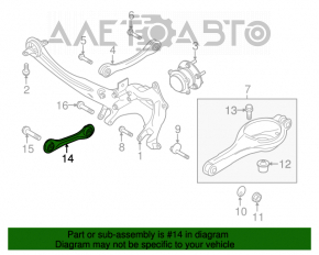 Maneta transversală spate dreapta Lincoln MKC 15-