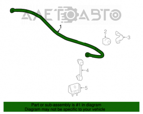 Stabilizator spate Toyota Highlander 14-19