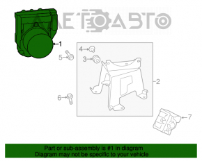 ABS АБС Toyota Highlander 14-16