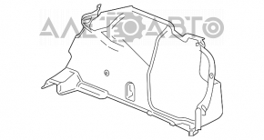 Capacul arcului drept Chevrolet Malibu 16- negru