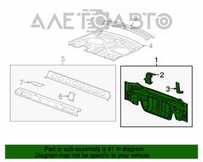 Panoul din spate al Chevrolet Malibu 16-