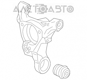 Capacul spate dreapta Chevrolet Malibu 16-