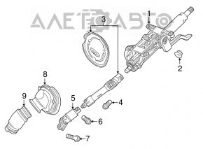 Рулевой карданчик Chevrolet Malibu 16-