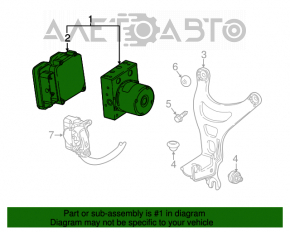 ABS ABS Chevrolet Malibu 16-