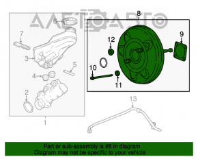 Amplificator de vidare Chevrolet Malibu 16-