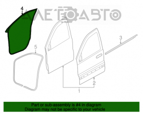 Garnitură ușă față stânga Jeep Grand Cherokee WK2 11-21