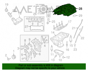 Colector de admisie pentru Jeep Grand Cherokee WK2 16- 3.6