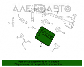 Modulul ECU al motorului Jeep Grand Cherokee WK2 16-17 3.6