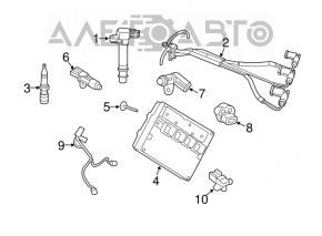 Modulul ECU al motorului Jeep Grand Cherokee WK2 16-17 3.6