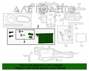 Evaporator Jeep Grand Cherokee WK2 11-21