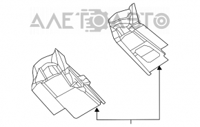 Acoperirea podelei pentru Jeep Grand Cherokee WK2 11-21