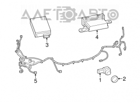 Парктроник задний Jeep Grand Cherokee WK2 16-22