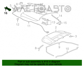 Emblema capotei Jeep Grand Cherokee WK2 11-15