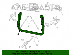 Bara de jos a televizorului Jeep Grand Cherokee WK2 11-21