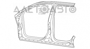 Suport caroserie central stânga Jeep Grand Cherokee WK2 11-21