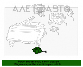 Blocul de aprindere Jeep Grand Cherokee WK2 14-21 DRL