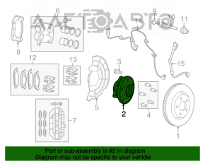 Rulment roată față dreapta Jeep Grand Cherokee WK2 11-21