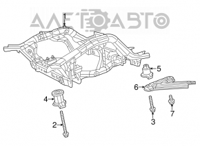 Cana subcadru dreapta fata Dodge Durango 11-15 noua originala OEM