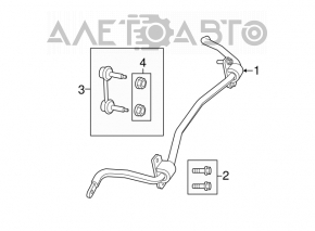 Stabilizator spate Dodge Durango 11-15 sport