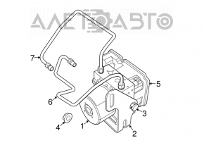 ABS АБС Jeep Grand Cherokee WK2 11-15