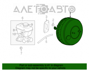 Amplificator de vidare pentru vacuum Dodge Durango 11-15