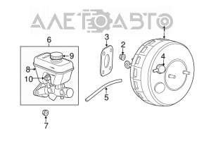 Amplificator de vidare pentru vacuum Dodge Durango 11-15