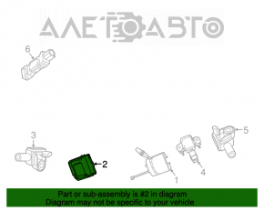 Modulul airbag SRS calculatorul airbag-urilor pentru siguranță Jeep Grand Cherokee WK2 16