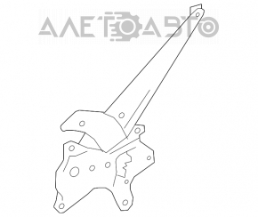 Geam electric cu motor spate stânga Toyota Rav4 13-18