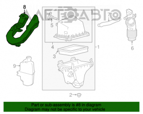 Воздуховод на фильтр Toyota Rav4 13-18 hybrid