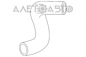 Furtunul de răcire inferior Toyota Rav4 13-18 nou OEM original