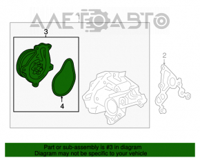 Pompa de apă Toyota Rav4 13-18 hibrid